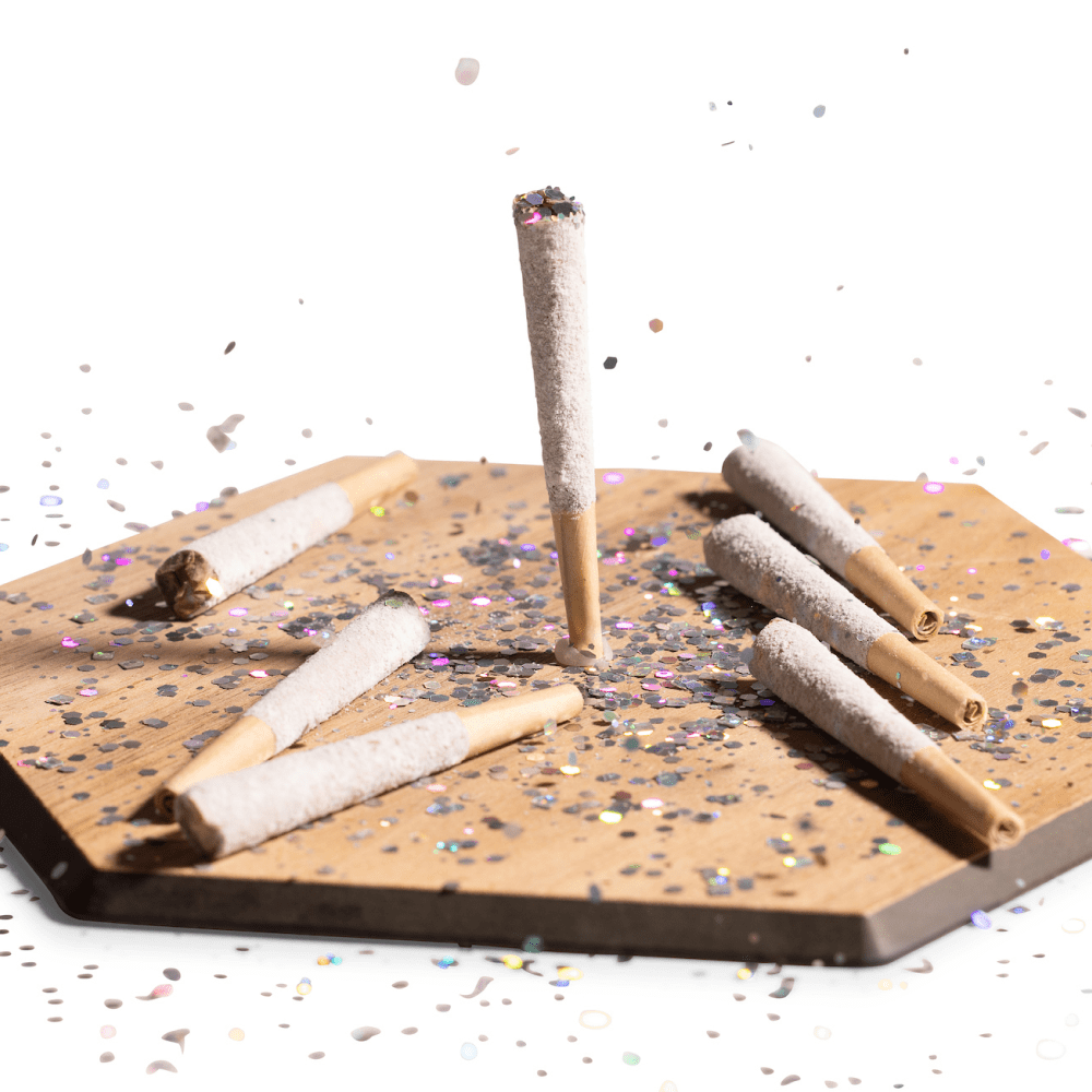 White Truffle THC A Exotic Diamond Indoor PreRoll Moody Moon Hemp